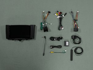 smart 451 Radio Head Unit Upgrade System w/ install Kit- '2011-on T4